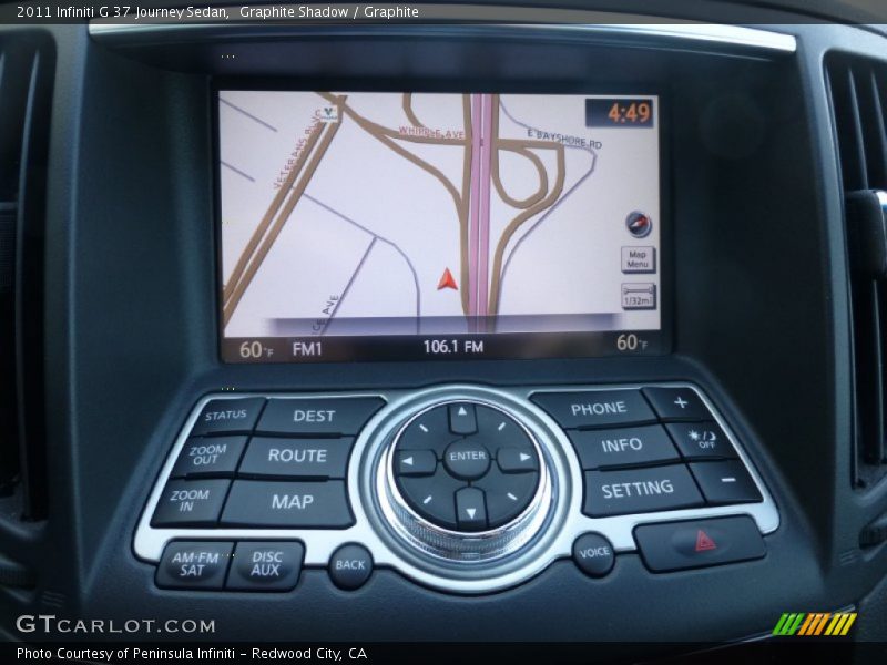 Graphite Shadow / Graphite 2011 Infiniti G 37 Journey Sedan