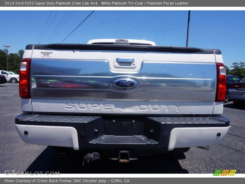 White Platinum Tri-Coat / Platinum Pecan Leather 2014 Ford F250 Super Duty Platinum Crew Cab 4x4