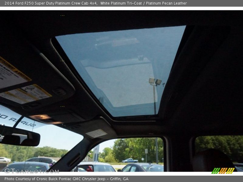White Platinum Tri-Coat / Platinum Pecan Leather 2014 Ford F250 Super Duty Platinum Crew Cab 4x4