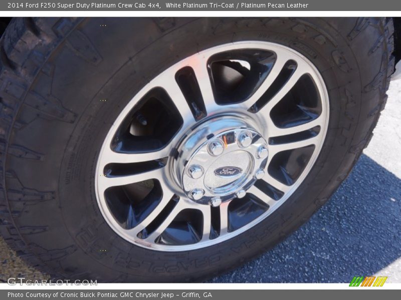 White Platinum Tri-Coat / Platinum Pecan Leather 2014 Ford F250 Super Duty Platinum Crew Cab 4x4