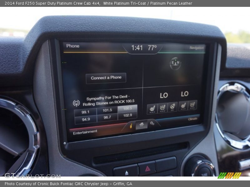 White Platinum Tri-Coat / Platinum Pecan Leather 2014 Ford F250 Super Duty Platinum Crew Cab 4x4