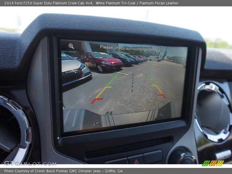 White Platinum Tri-Coat / Platinum Pecan Leather 2014 Ford F250 Super Duty Platinum Crew Cab 4x4