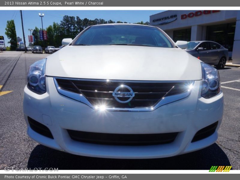 Pearl White / Charcoal 2013 Nissan Altima 2.5 S Coupe