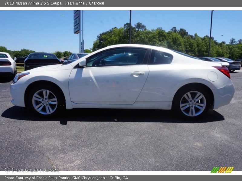 Pearl White / Charcoal 2013 Nissan Altima 2.5 S Coupe
