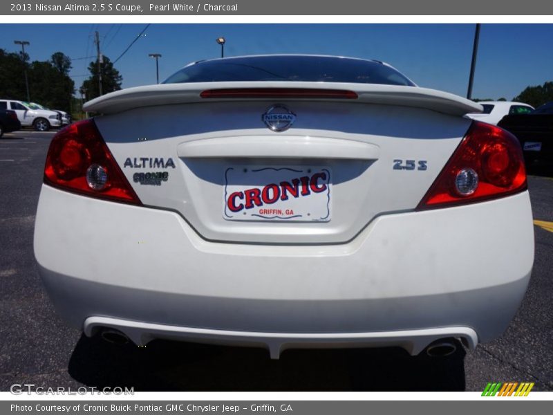 Pearl White / Charcoal 2013 Nissan Altima 2.5 S Coupe