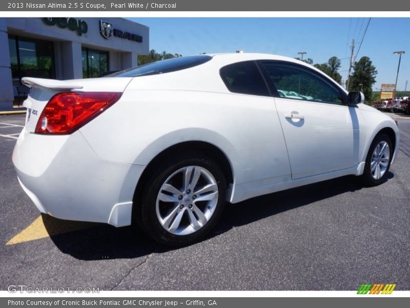 Pearl White / Charcoal 2013 Nissan Altima 2.5 S Coupe