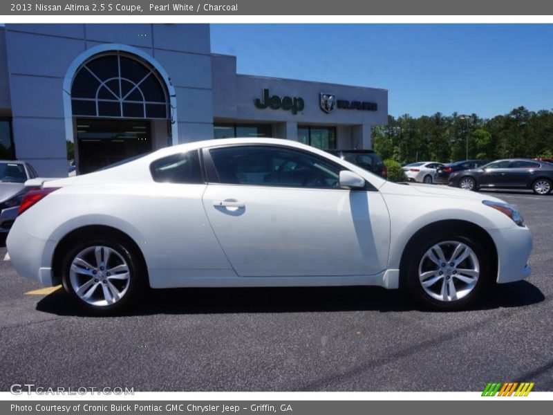 Pearl White / Charcoal 2013 Nissan Altima 2.5 S Coupe