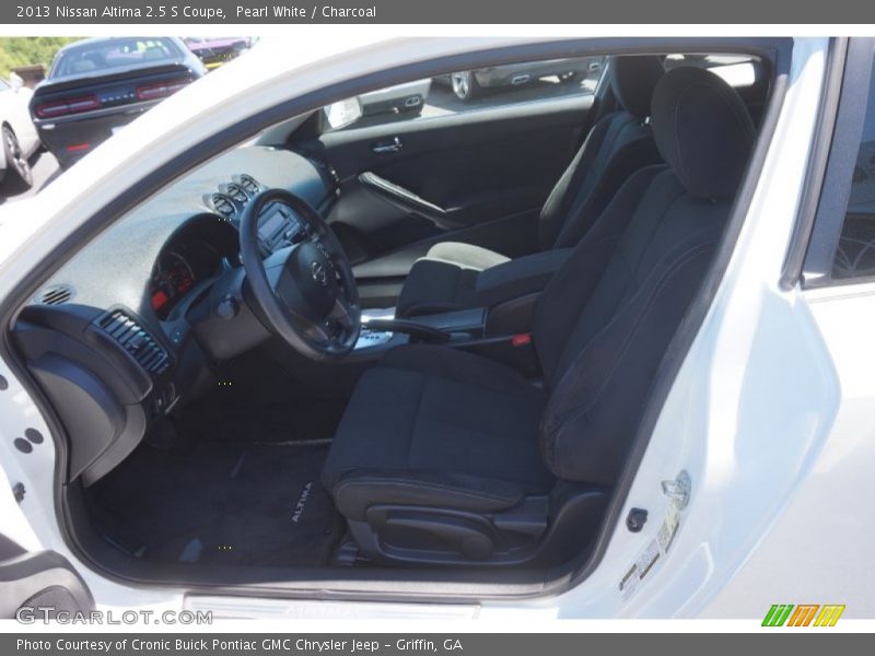 Pearl White / Charcoal 2013 Nissan Altima 2.5 S Coupe