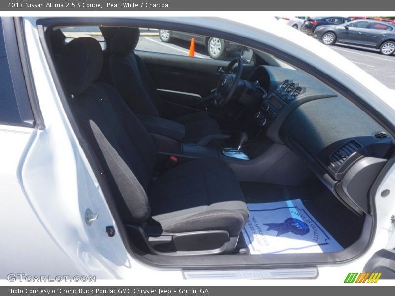 Pearl White / Charcoal 2013 Nissan Altima 2.5 S Coupe