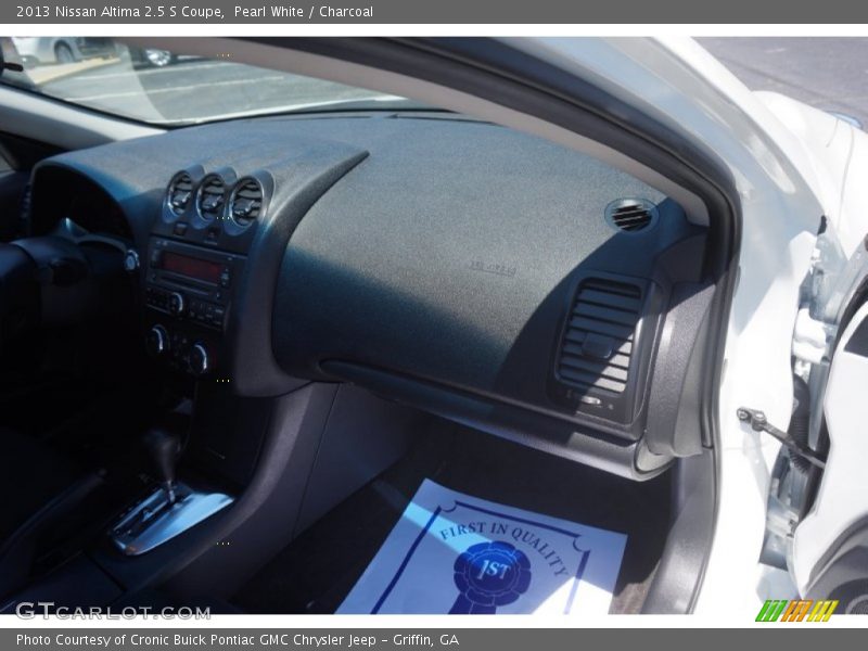 Pearl White / Charcoal 2013 Nissan Altima 2.5 S Coupe