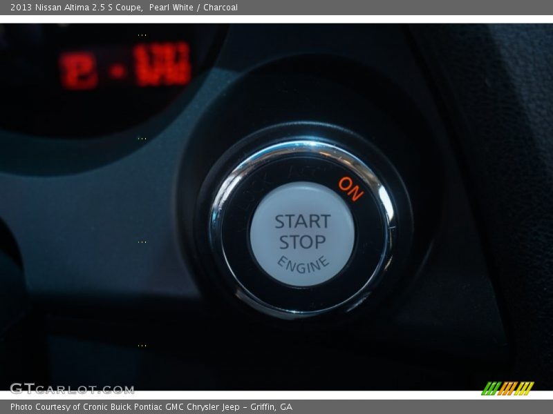 Pearl White / Charcoal 2013 Nissan Altima 2.5 S Coupe