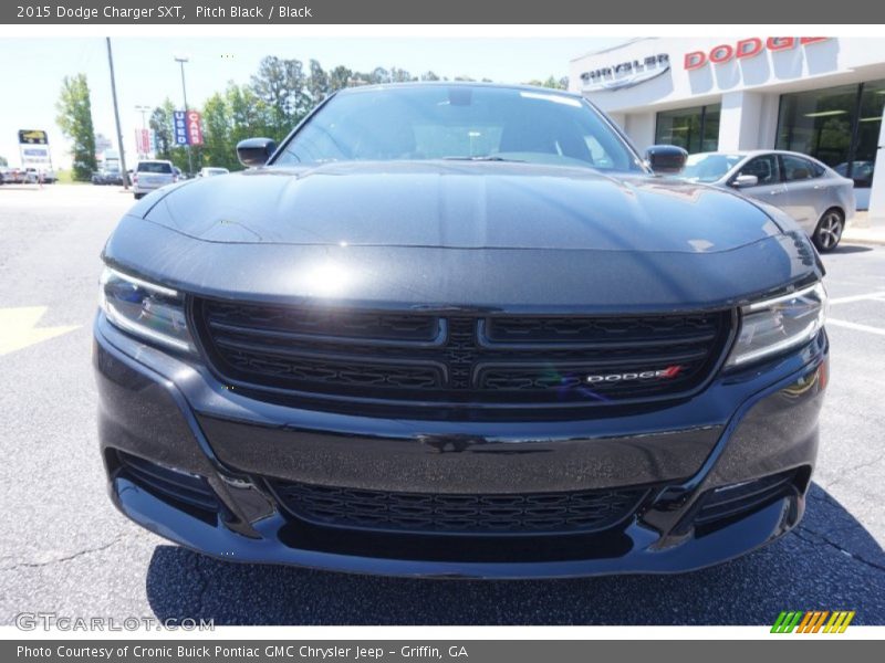 Pitch Black / Black 2015 Dodge Charger SXT