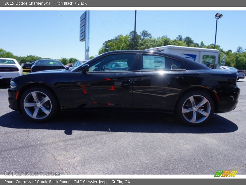 Pitch Black / Black 2015 Dodge Charger SXT