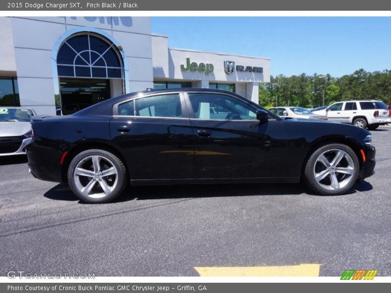 Pitch Black / Black 2015 Dodge Charger SXT