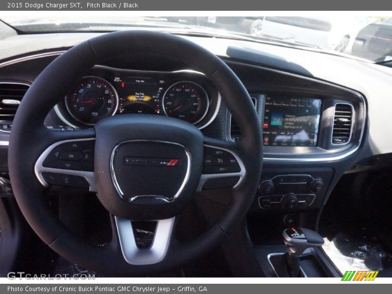 Pitch Black / Black 2015 Dodge Charger SXT
