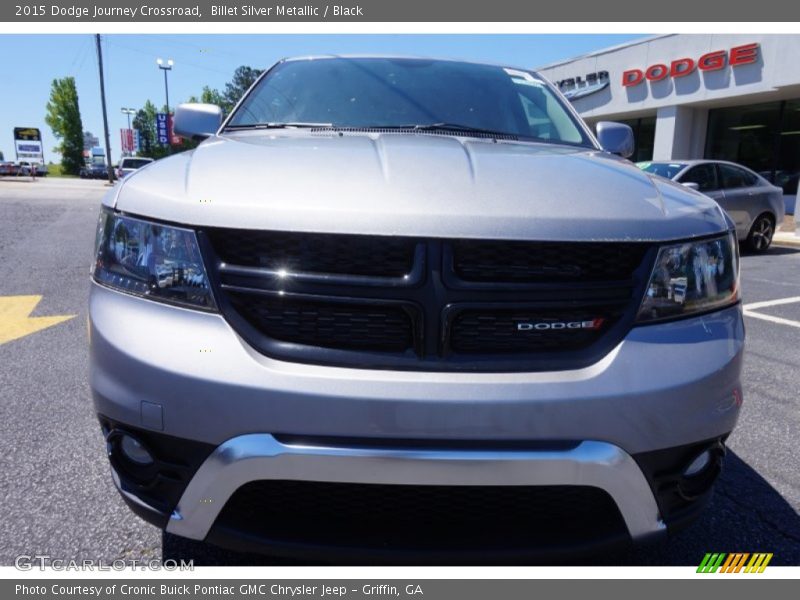 Billet Silver Metallic / Black 2015 Dodge Journey Crossroad