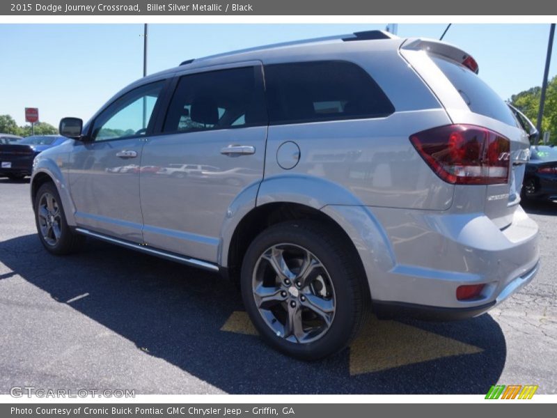 Billet Silver Metallic / Black 2015 Dodge Journey Crossroad