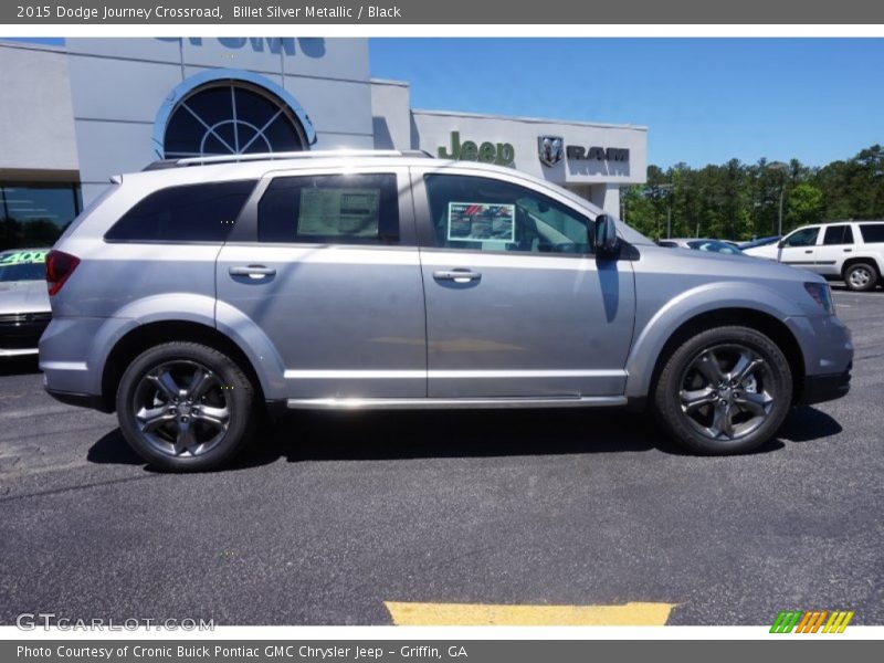 Billet Silver Metallic / Black 2015 Dodge Journey Crossroad