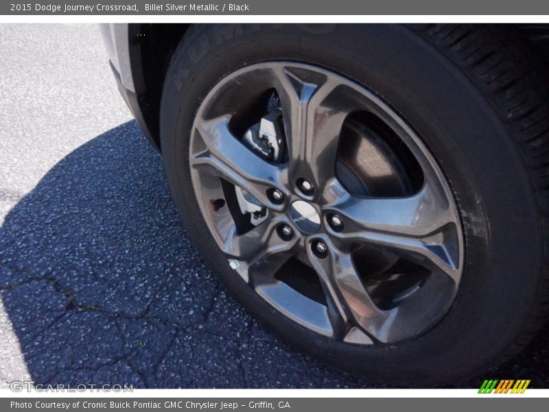 Billet Silver Metallic / Black 2015 Dodge Journey Crossroad