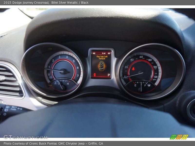 Billet Silver Metallic / Black 2015 Dodge Journey Crossroad