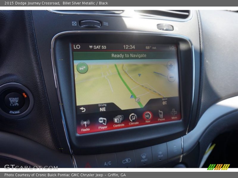 Billet Silver Metallic / Black 2015 Dodge Journey Crossroad