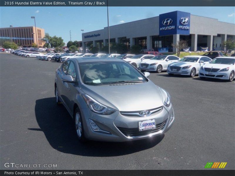 Titanium Gray / Black 2016 Hyundai Elantra Value Edition