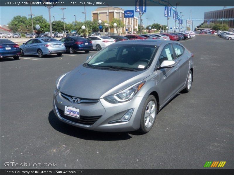 Titanium Gray / Black 2016 Hyundai Elantra Value Edition