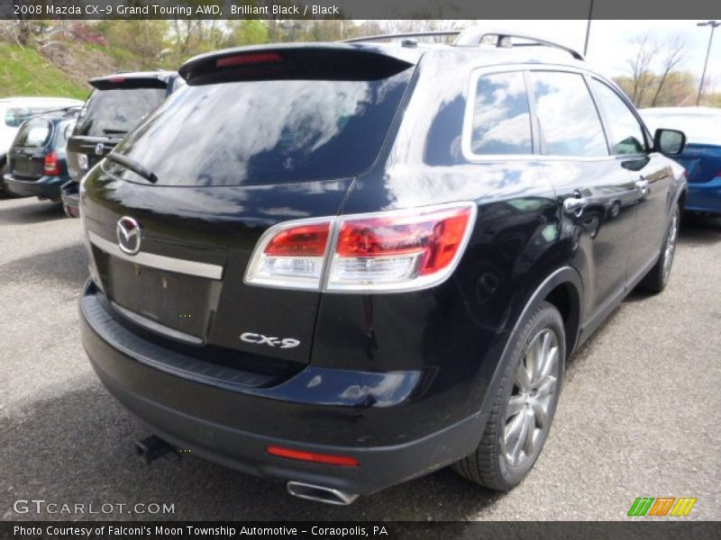 Brilliant Black / Black 2008 Mazda CX-9 Grand Touring AWD