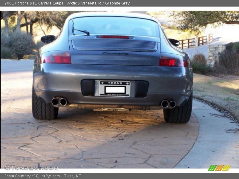 Arctic Silver Metallic / Graphite Grey 2001 Porsche 911 Carrera Coupe