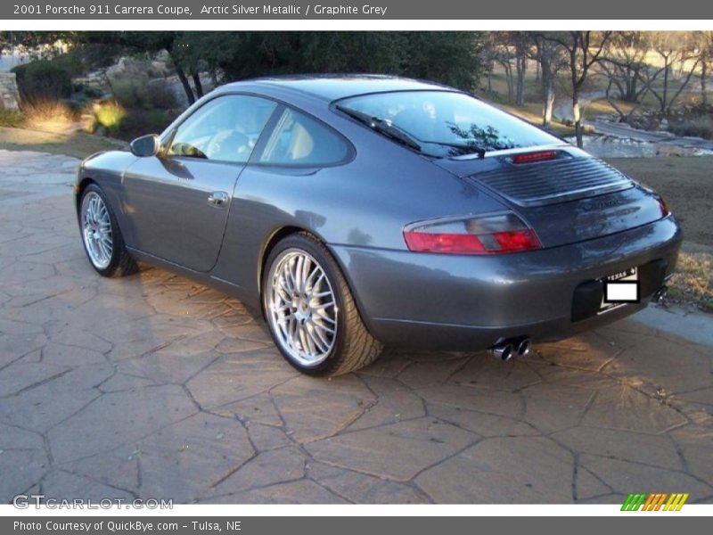 Arctic Silver Metallic / Graphite Grey 2001 Porsche 911 Carrera Coupe