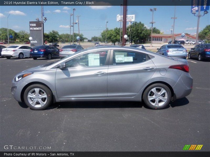 Titanium Gray / Black 2016 Hyundai Elantra Value Edition