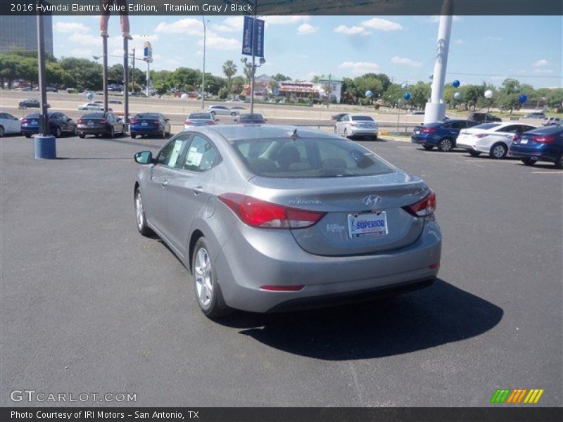 Titanium Gray / Black 2016 Hyundai Elantra Value Edition