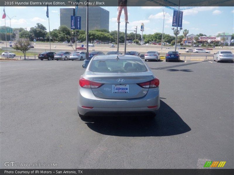 Titanium Gray / Black 2016 Hyundai Elantra Value Edition