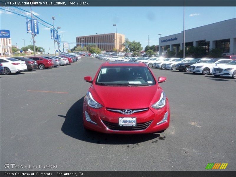 Red / Black 2016 Hyundai Elantra Value Edition