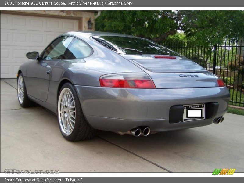 Arctic Silver Metallic / Graphite Grey 2001 Porsche 911 Carrera Coupe