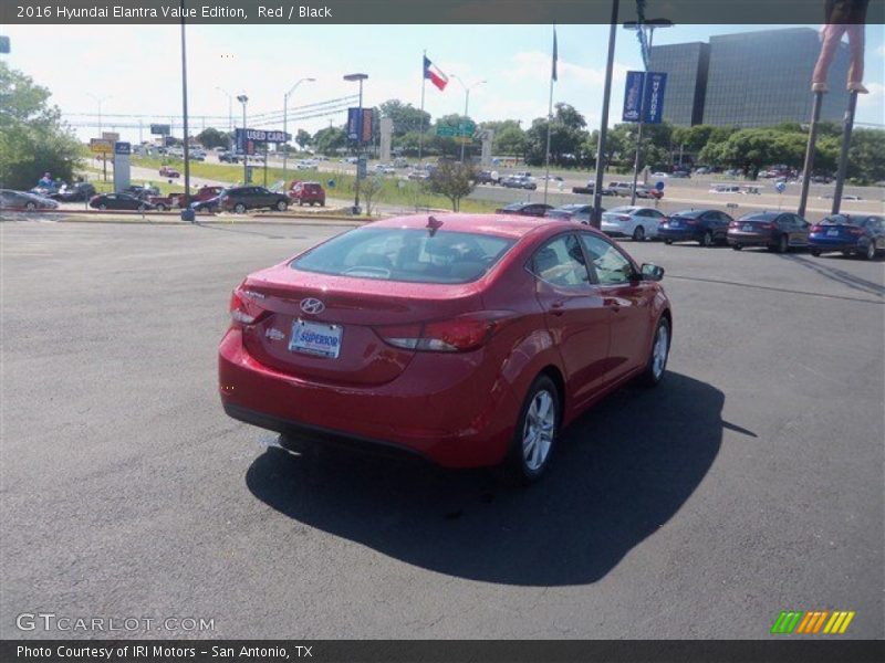 Red / Black 2016 Hyundai Elantra Value Edition