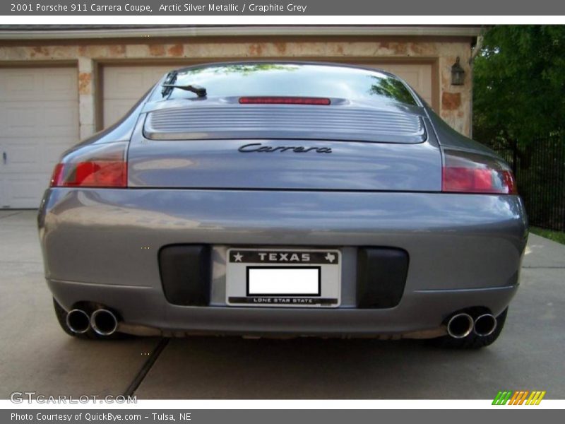 Arctic Silver Metallic / Graphite Grey 2001 Porsche 911 Carrera Coupe