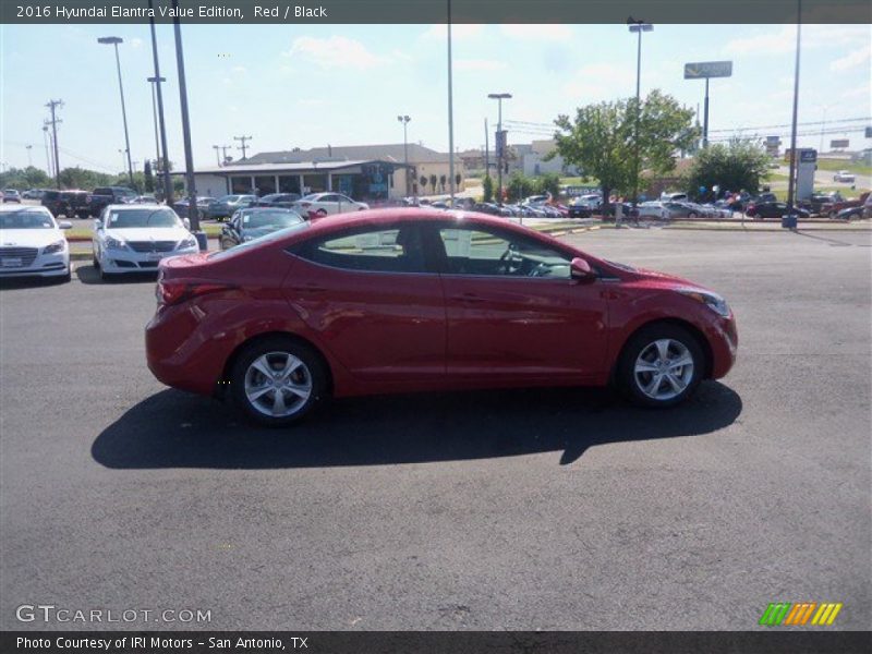 Red / Black 2016 Hyundai Elantra Value Edition