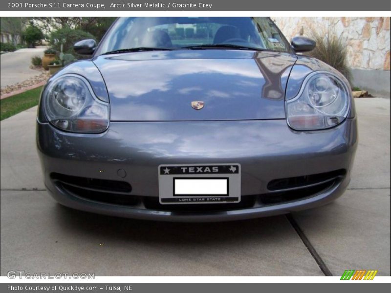 Arctic Silver Metallic / Graphite Grey 2001 Porsche 911 Carrera Coupe