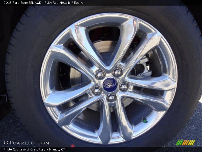 Ruby Red Metallic / Ebony 2015 Ford Edge SEL AWD