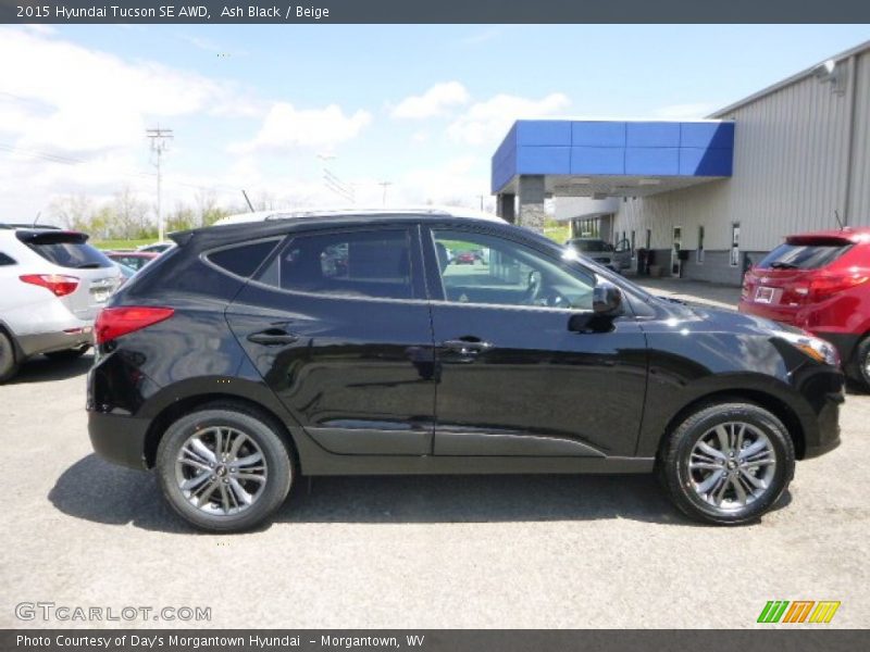 Ash Black / Beige 2015 Hyundai Tucson SE AWD