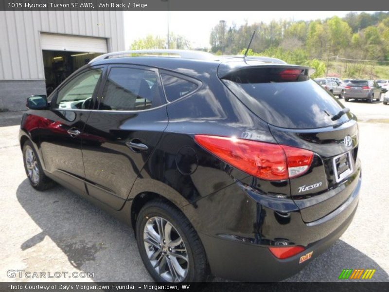 Ash Black / Beige 2015 Hyundai Tucson SE AWD
