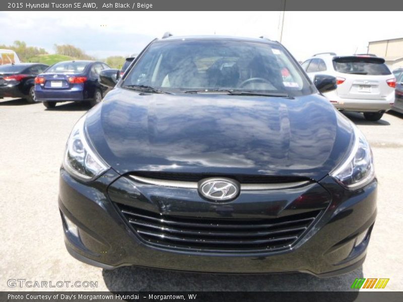 Ash Black / Beige 2015 Hyundai Tucson SE AWD