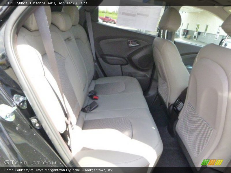 Ash Black / Beige 2015 Hyundai Tucson SE AWD