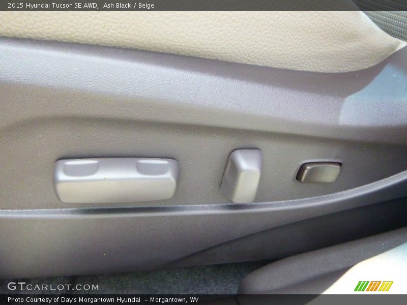Ash Black / Beige 2015 Hyundai Tucson SE AWD