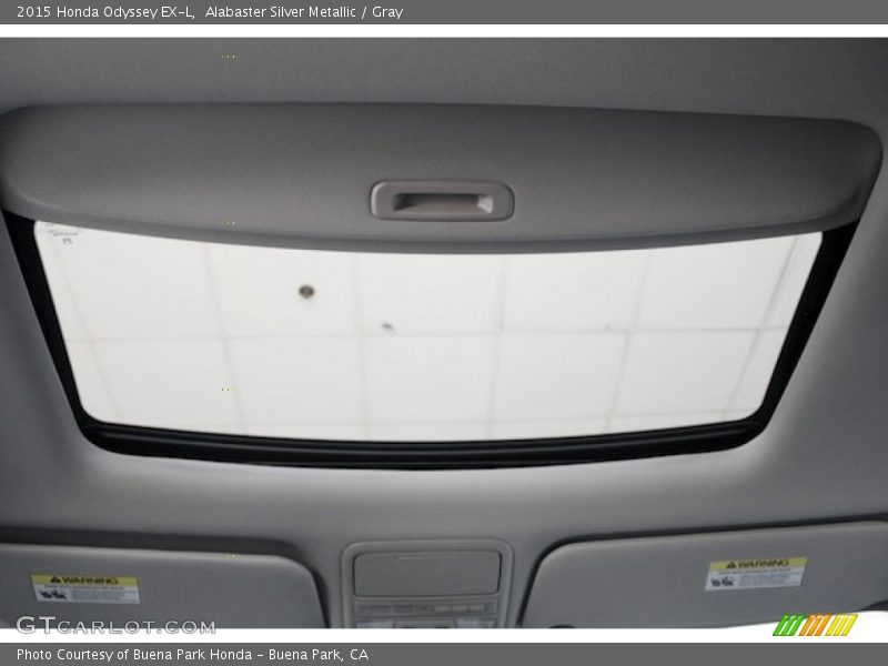 Alabaster Silver Metallic / Gray 2015 Honda Odyssey EX-L