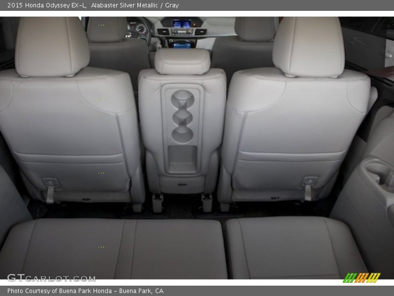 Alabaster Silver Metallic / Gray 2015 Honda Odyssey EX-L