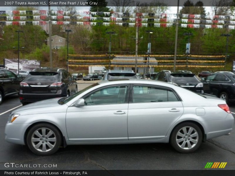 Silver Pine Pearl / Light Gray 2007 Toyota Avalon XLS