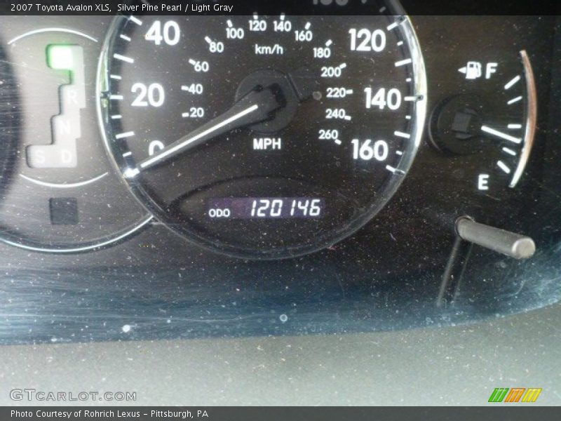 Silver Pine Pearl / Light Gray 2007 Toyota Avalon XLS