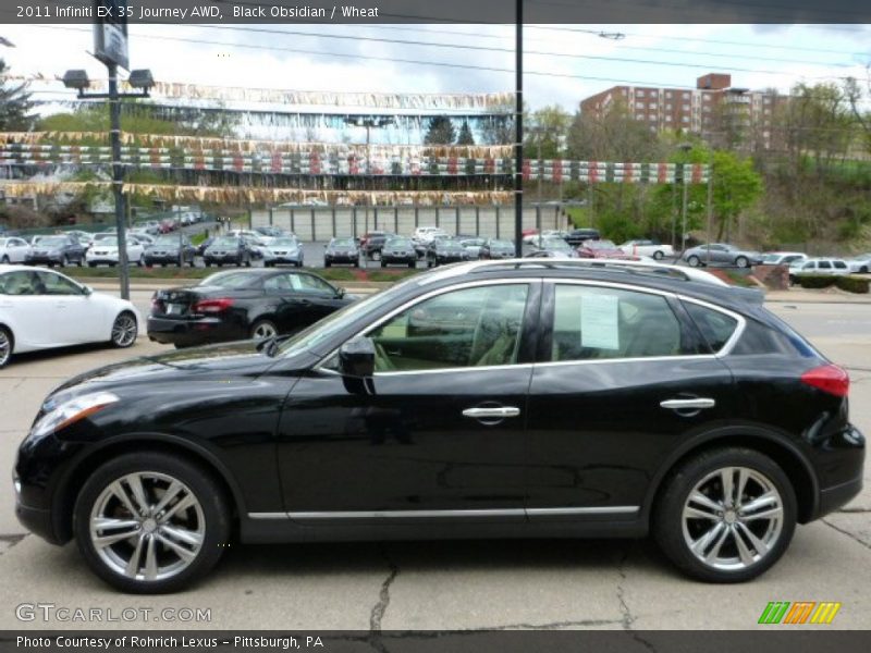 Black Obsidian / Wheat 2011 Infiniti EX 35 Journey AWD